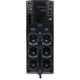 APC Back-UPS Pro UPS-enhed Interaktivt indgangsstik 1,5 kVA 865 W 6 AC stikkontakt(er) Sort, Interaktivt indgangsstik, 1,5 kVA, 865 W, Sine, 156 V, 300 V, Detail
