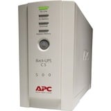 APC Back-UPS UPS-enhed Standby (offline) 0,5 kVA 300 W 4 AC stikkontakt(er) Beige, Standby (offline), 0,5 kVA, 300 W, Sine, 160 V, 300 V, Detail