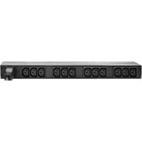 APC Basic Rack PDU strømforsyningsenhed (PDU) 12 AC stikkontakt(er) 0U/1U Sort, Strømskinne Sort, Basis, 0U/1U, Enfaset, Horisontal/vertikal, Sort, 12 AC stikkontakt(er)