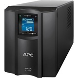 APC SMC1000IC UPS-enhed Interaktivt indgangsstik 1 kVA 600 W 8 AC stikkontakt(er) Sort, Interaktivt indgangsstik, 1 kVA, 600 W, Sine, 170 V, 300 V