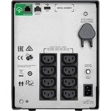 APC SMC1000IC UPS-enhed Interaktivt indgangsstik 1 kVA 600 W 8 AC stikkontakt(er) Sort, Interaktivt indgangsstik, 1 kVA, 600 W, Sine, 170 V, 300 V