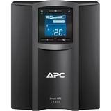 APC SMC1500IC UPS-enhed Interaktivt indgangsstik 1,5 kVA 900 W 8 AC stikkontakt(er) Sort, Interaktivt indgangsstik, 1,5 kVA, 900 W, Sine, 170 V, 300 V