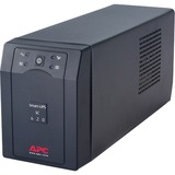 APC Smart-UPS Interaktivt indgangsstik 0,62 kVA 390 W 4 AC stikkontakt(er) Interaktivt indgangsstik, 0,62 kVA, 390 W, Sine, 50/60 Hz, 320 J, Detail