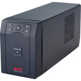 APC Smart-UPS Interaktivt indgangsstik 0,62 kVA 390 W 4 AC stikkontakt(er) mørk grå, Interaktivt indgangsstik, 0,62 kVA, 390 W, Sine, 50/60 Hz, 320 J, Detail