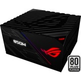 ASUS ROG-THOR-850P enhed til strømforsyning 852 W 24-pin ATX Sort, PC strømforsyning Sort, 852 W, 100 - 240 V, 80%, Overstrøm, Overstrøm, Højspænding, Kortslutning, 24-pin ATX, PC