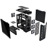 ASUS TUF Gaming GT501 Midi Tower Sort, Towerkabinet Sort, Midi Tower, PC, Sort, ATX, EATX, micro ATX, Mini-ITX, Plast, Spil