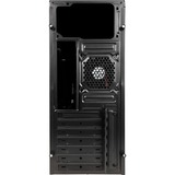 Aerocool CS‐1101 Midi Tower Sort, Towerkabinet Sort, Midi Tower, PC, Sort, ATX, micro ATX, Mini-ATX, Stål, 15 cm