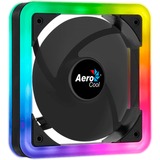Aerocool Edge 14 Computerkabinet Ventilator 14 cm Sort, Sag fan Sort, Ventilator, 14 cm, 1200 rpm, 19,7 dB, 1,35 kubikfod/min., Sort