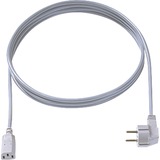 Bachmann 351.974 el-ledning Grå 2 m Strømstik type F C13 forbinder, Kabel grå, 2 m, Strømstik type F, C13 forbinder, 250 V, 16 A