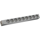 Bachmann Power Strip stikdåse Aluminium, Strømskinne grå, Hvid, 3600 W, Aluminium, 880 g