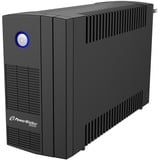 BlueWalker Basic VI 650 SB Interaktivt indgangsstik 0,65 kVA 360 W 2 AC stikkontakt(er), UPS Sort, Interaktivt indgangsstik, 0,65 kVA, 360 W, 162 V, 290 V, 50/60 Hz