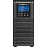 BlueWalker VFI 1000 TGS Dobbeltkonvertering (online) 1 kVA 900 W 3 AC stikkontakt(er), UPS Sort, Dobbeltkonvertering (online), 1 kVA, 900 W, 80 V, 300 V, 45/66 Hz