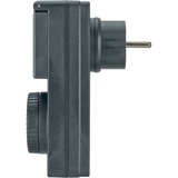 Brennenstuhl 1506120 elektronisk tæller Sort Daglig timer, Timeren antracit, Daglig timer, Sort, Dreje, IP44, 91 mm, 62 mm