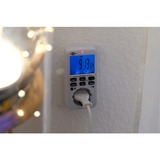 Brennenstuhl 1506320 elektronisk tæller Hvid Ugentlig timer, Timeren Hvid, Ugentlig timer, Hvid, Digital, LCD, Knapper, 24t