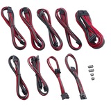 Cablemod CM-PRTS-FKIT-NKCR-R intern strømkabel, Kabelstyring Carbon/Rød, Kulfiber, Rød, 260 mm, 180 mm, 65 mm, 1,1 kg, Kasse