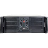 Chenbro 4U Open-Bay Compact Rackmount Stativ Grå afskærmning og stativ til computer, Rack kabinet Sort/Sølv, Stativ, Server, syntetisk ABS, SGCC, CEB, Grå, 4U