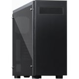 Chieftec AL-02B-TG-OP computeretui Tower Sort, Towerkabinet Sort, Tower, PC, Sort, ATX, micro ATX, Mini-ITX, Aluminium, SPCC, Hærdet glas, 16,6 cm