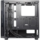 Chieftec AL-02B-TG-OP computeretui Tower Sort, Towerkabinet Sort, Tower, PC, Sort, ATX, micro ATX, Mini-ITX, Aluminium, SPCC, Hærdet glas, 16,6 cm