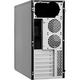 Chieftec CG-04B-OP computeretui Midi Tower Sort, Towerkabinet Sort, Midi Tower, PC, Sort, ATX, micro ATX, SECC, 14 cm