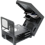 Chieftec CI-01B-OP computeretui Terning Sort, Towerkabinet Sort, Terning, PC, Sort, micro ATX, SECC, 15 cm