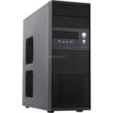 Chieftec CQ-01B-U3-OP computeretui Midi Tower Sort, Towerkabinet Sort, Midi Tower, PC, Sort, ATX, micro ATX, Hjemme/kontor, Top