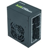 Chieftec CSN-450C enhed til strømforsyning 450 W 20+4 pin ATX SFX Sort, PC strømforsyning Sort, 450 W, 100 - 240 V, 47 - 63 Hz, 6 A, Aktiv, 90 W