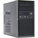 Chieftec CT-01B-OP computeretui Mini Tower Sort, Towerkabinet Sort, Mini Tower, PC, Sort, micro ATX, SECC, Hjemme/kontor, Detail