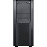 Chieftec CW-01B-OP computeretui Tower Sort, Towerkabinet Sort, Tower, PC, Sort, ATX, micro ATX, Mini-ITX, SPCC, 16,5 cm