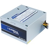 Chieftec GPB-450S enhed til strømforsyning 450 W 20+4 pin ATX PS/2 Sølv, PC strømforsyning grå, 450 W, 200 - 240 V, 47 - 63 Hz, 3.5 A, Aktiv, 100 W