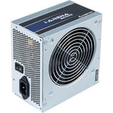 Chieftec GPB-450S enhed til strømforsyning 450 W 20+4 pin ATX PS/2 Sølv, PC strømforsyning grå, 450 W, 200 - 240 V, 47 - 63 Hz, 3.5 A, Aktiv, 100 W