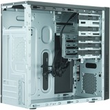 Chieftec HO-11B Tower Sort 350 W, Towerkabinet Sort, Tower, PC, Sort, micro ATX, SECC, 14 cm