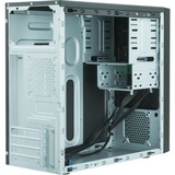 Chieftec HO-12B Tower Sort 350 W, Towerkabinet Sort, Tower, PC, Sort, micro ATX, SECC, 14 cm