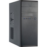 Chieftec HQ-01B-OP computeretui Midi Tower Sort, Towerkabinet Sort, Midi Tower, PC, Sort, ATX, micro ATX, SECC, 12 cm