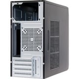 Chieftec HT-01B-350GPB computeretui Midi Tower Sort 350 W, Towerkabinet Sort, Midi Tower, PC, Sort, micro ATX, SECC, 14 cm