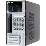 Chieftec HT-01B-OP computeretui Mini Tower Sort, Towerkabinet Sort, Mini Tower, PC, Sort, micro ATX, Aluminium, Hjemme/kontor