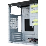 Chieftec HT-01B-OP computeretui Mini Tower Sort, Towerkabinet Sort, Mini Tower, PC, Sort, micro ATX, Aluminium, Hjemme/kontor