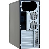 Chieftec LG-01B-OP computeretui Midi Tower Sort, Towerkabinet Sort, Midi Tower, PC, Sort, ATX, micro ATX, Hjemme/kontor, 14 cm