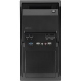 Chieftec LT-01B-350GPB computeretui Mini Tower Sort 250 W, Towerkabinet Sort, Mini Tower, PC, Sort, Mini-ATX, SECC, 14 cm