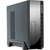 Chieftec UE-02B computeretui Mini Tower Sort 250 W, Towerkabinet Sort, Mini Tower, PC, Sort, micro ATX, Metal, 250 W