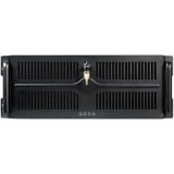 Chieftec UNC-411E-B-OP computeretui Stativ Sort, Server boliger Sort, Stativ, Server, Sort, ATX, EATX, micro ATX, SECC, 14 cm