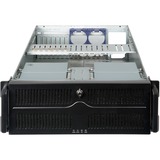Chieftec UNC-411E-B computeretui Stativ Sort, Sølv 400 W, Server boliger Sort, Stativ, Server, Sort, Sølv, ATX, EATX, micro ATX, SECC, 4U