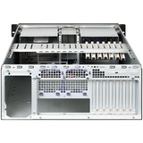 Chieftec UNC-411E-B computeretui Stativ Sort, Sølv 400 W, Server boliger Sort, Stativ, Server, Sort, Sølv, ATX, EATX, micro ATX, SECC, 4U