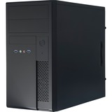 Chieftec XT-01B Midi Tower, Towerkabinet Sort, Midi Tower, PC, micro ATX, Aluminium, 14 cm, 34 cm