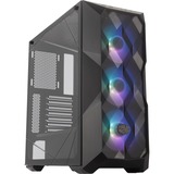 Cooler Master MasterBox TD500 Mesh Midi Tower Sort, Towerkabinet Sort, Midi Tower, PC, Sort, ATX, EATX, micro ATX, Mini-ITX, SSI CEB, Maske, Plast, Stål, Hærdet glas, Flere