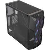 Cooler Master MasterBox TD500 Mesh Midi Tower Sort, Towerkabinet Sort, Midi Tower, PC, Sort, ATX, EATX, micro ATX, Mini-ITX, SSI CEB, Maske, Plast, Stål, Hærdet glas, Flere