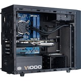 Cooler Master N200 Mini-Tower Sort, Towerkabinet Sort, Mini-Tower, PC, Plast, Stål, Sort, Micro ATX,Mini-ITX, Hjemme/kontor