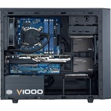 Cooler Master N200 Mini-Tower Sort, Towerkabinet Sort, Mini-Tower, PC, Plast, Stål, Sort, Micro ATX,Mini-ITX, Hjemme/kontor