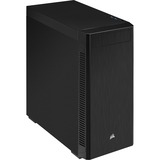 Corsair 110Q Midi Tower Sort, Towerkabinet Sort, Midi Tower, PC, Sort, ATX, micro ATX, Mini-ITX, Stål, 16 cm