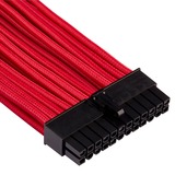 Corsair CP-8920230 intern strømkabel 0,61 m, Kabelstyring Rød, 0,61 m, ATX (24-pin), ATX (24-pin), Hanstik, Hanstik, Lige