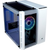 Corsair Crystal 280X Hvid, Towerkabinet Hvid, PC, Hvid, micro ATX, Stål, Hærdet glas, 15 cm, 30 cm